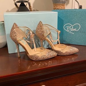 These were my barely worn wedding shoes. Worn for the ceremony and pictures.